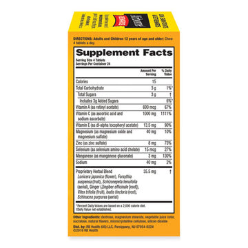 Airborne® Immune Support Chewable Tablet, Berry, 96 Count freeshipping - TVN Wholesale